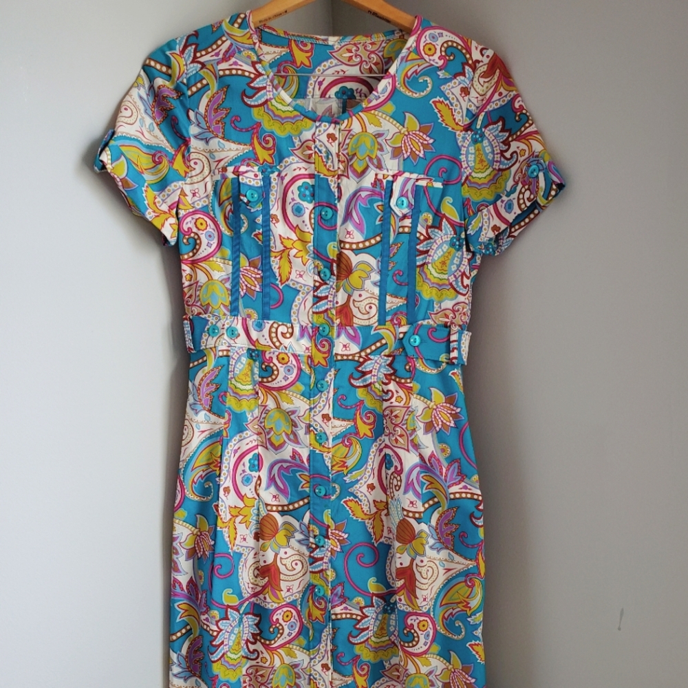 Maremonte Korean Flower Detail Women's Dress.